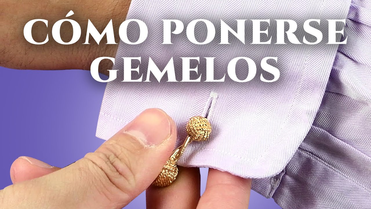 se pueden poner gemelos en una camisa normal